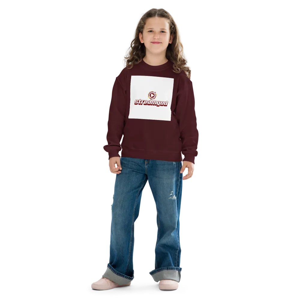maroon youth STREAMGOD sweater product image (6)