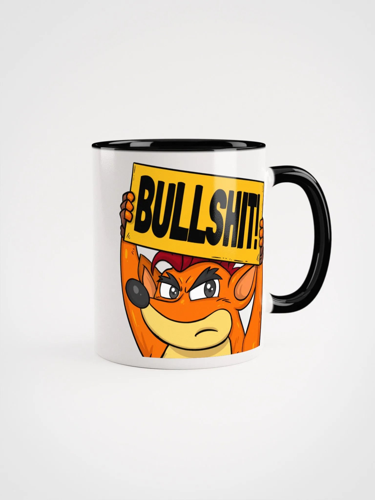 Bullsh*t Emote Double Colour Mug product image (1)