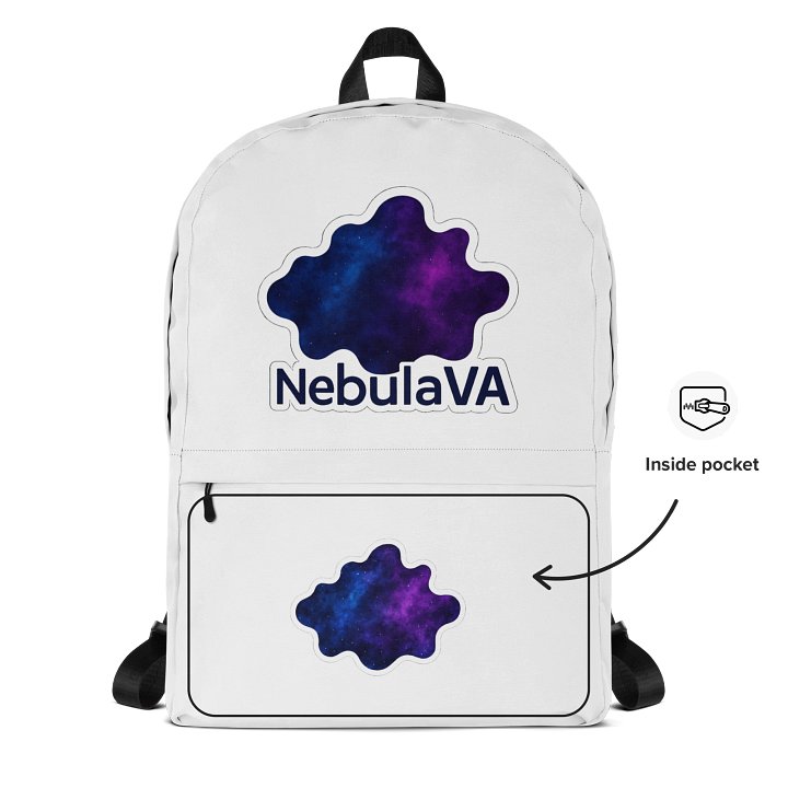 NBLVA Starry Nebula All-Over Backpack product image (2)