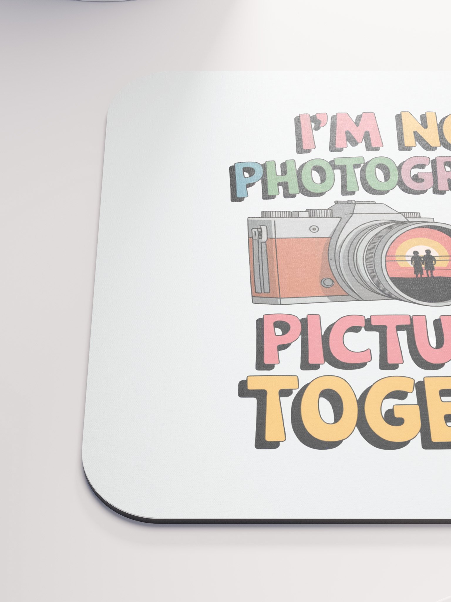 Photographer Valentine's Day Mouse Pad | I Can Picture Us Together | Funny Camera Pun Desk Accessory product image (6)