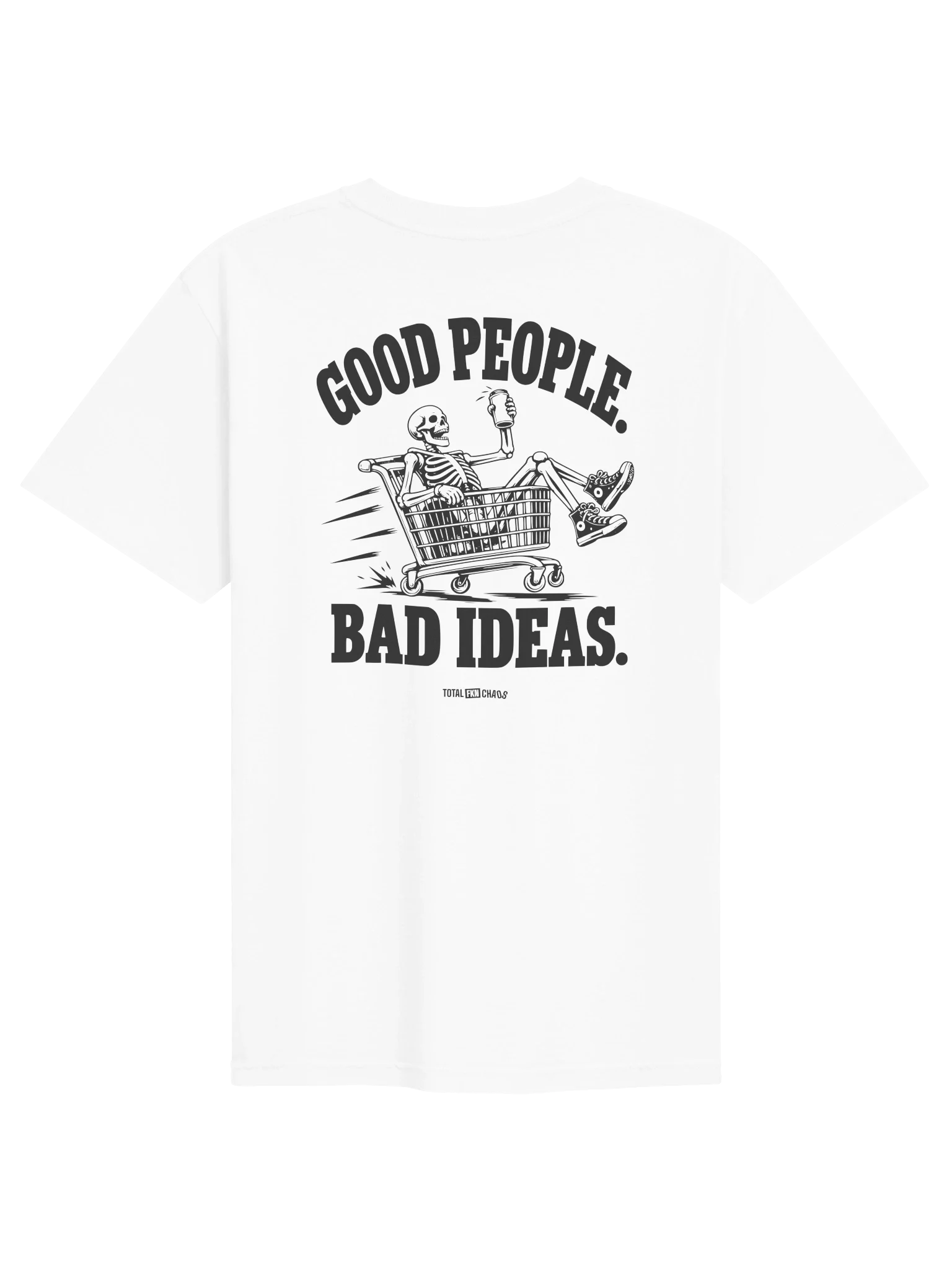 Good People. Bad Ideas., white, back