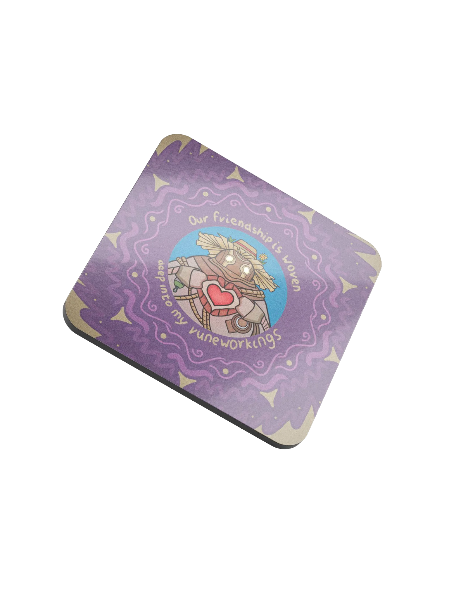 Palia Einar - Glossed Cork Coaster product image (2)