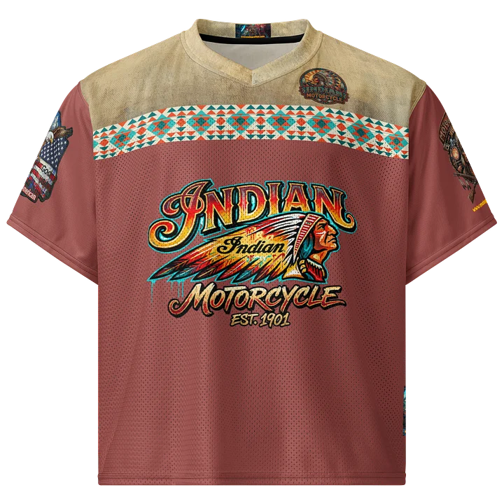 MötoMan Warrior Chief Bergundy Football Jersey product image (1)