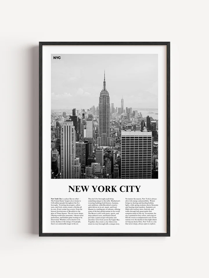 New York City 03 Newspaper Poster product image (1)