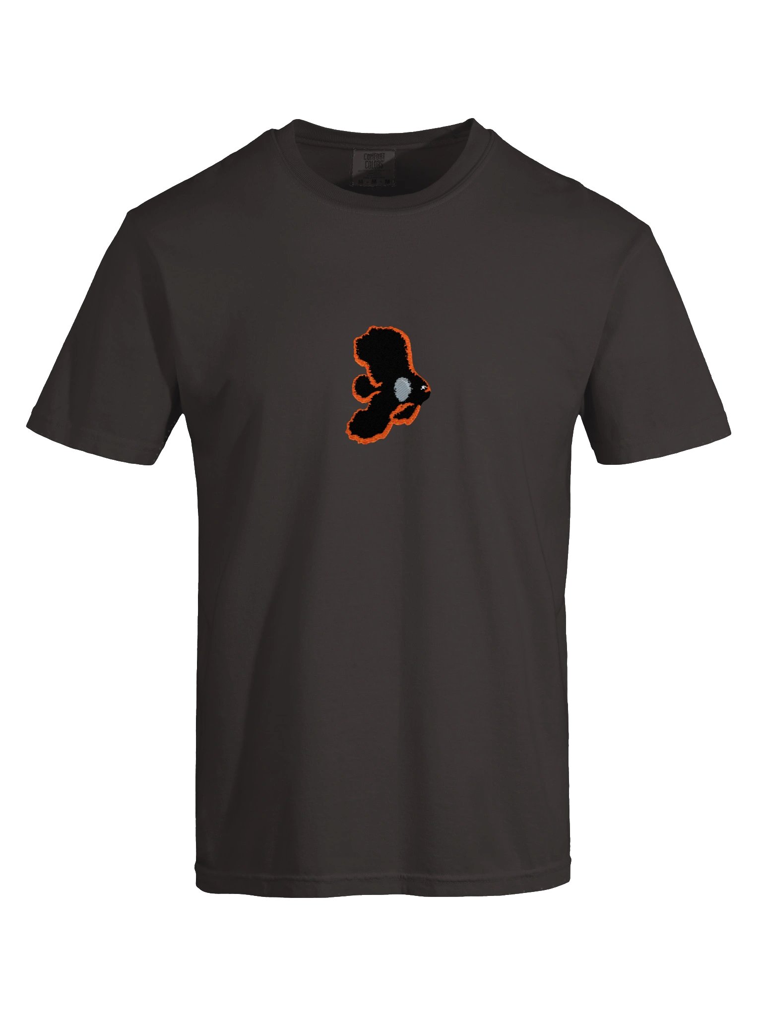 Juvenile Black Batfish Embroidered Shirt | Juvenile Platax pinnatus Reef Fish Tee | Saltwater Aquarium Apparel product image (13)
