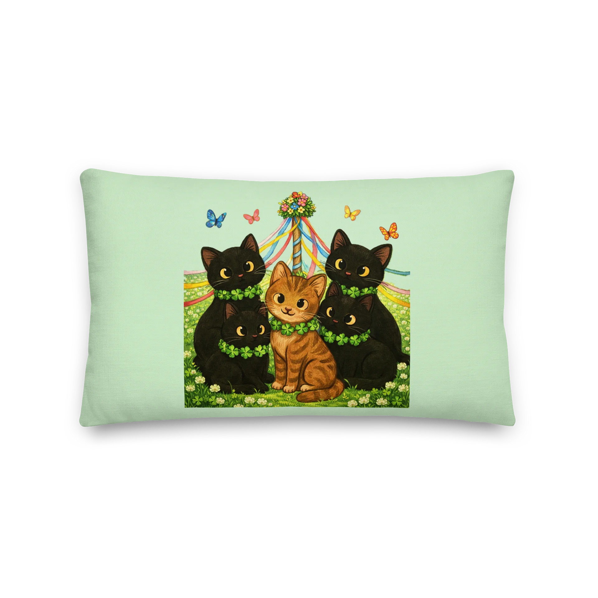 cat brigade spring All-Over Print Pillow product image (1)