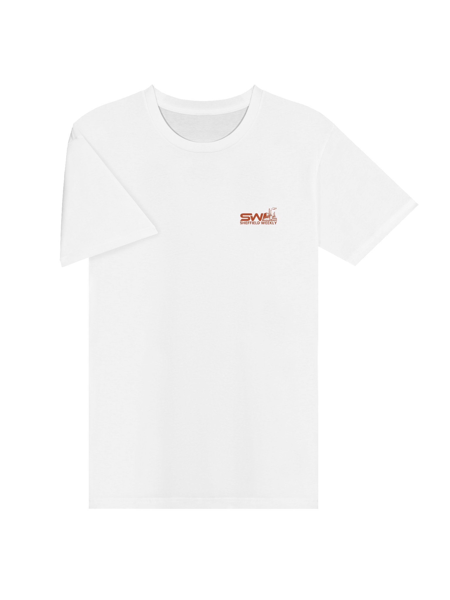 SW T-Shirt - White/Orange (Chest) product image (3)