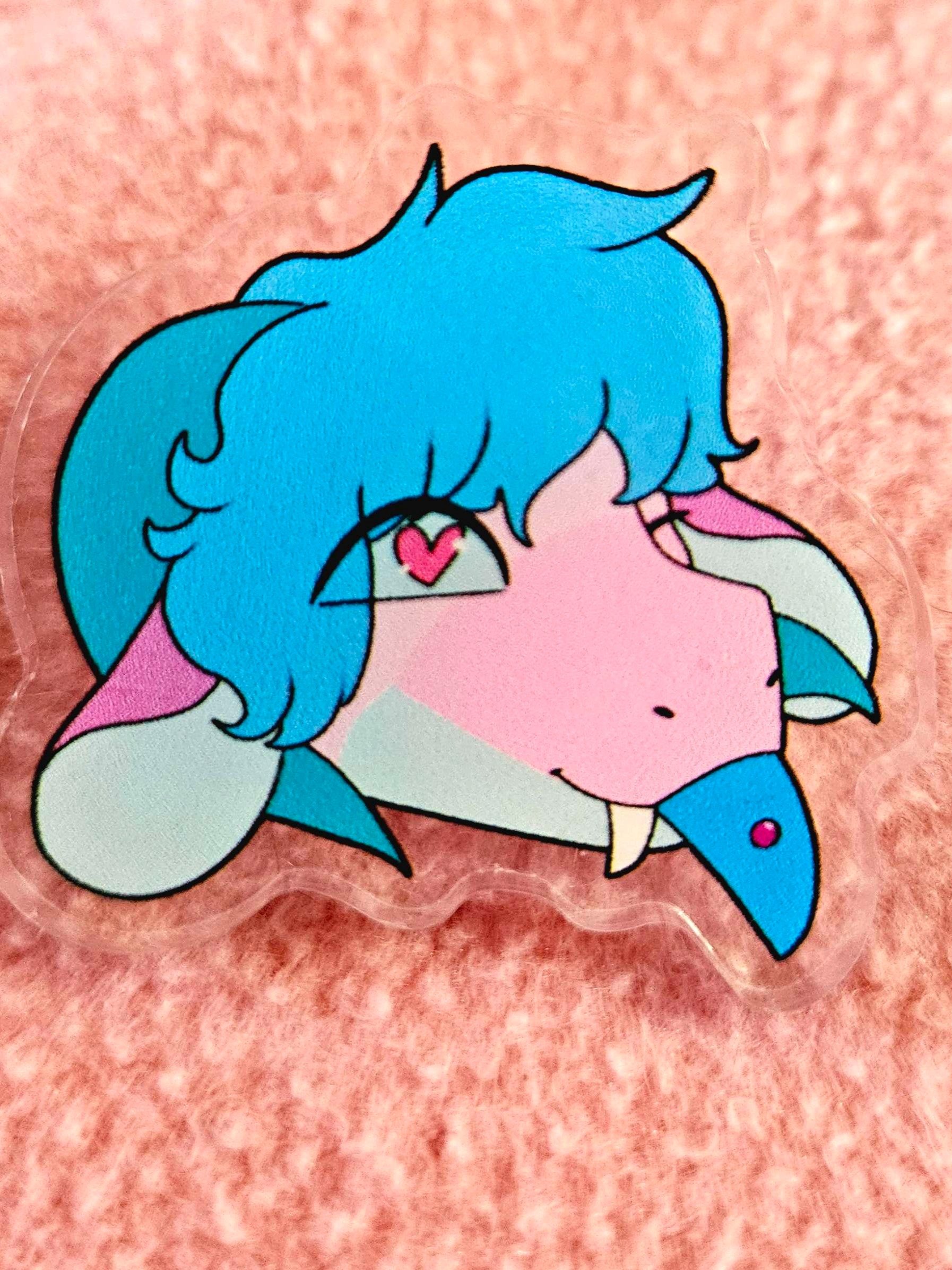 Cai acrylic pin product image (1)