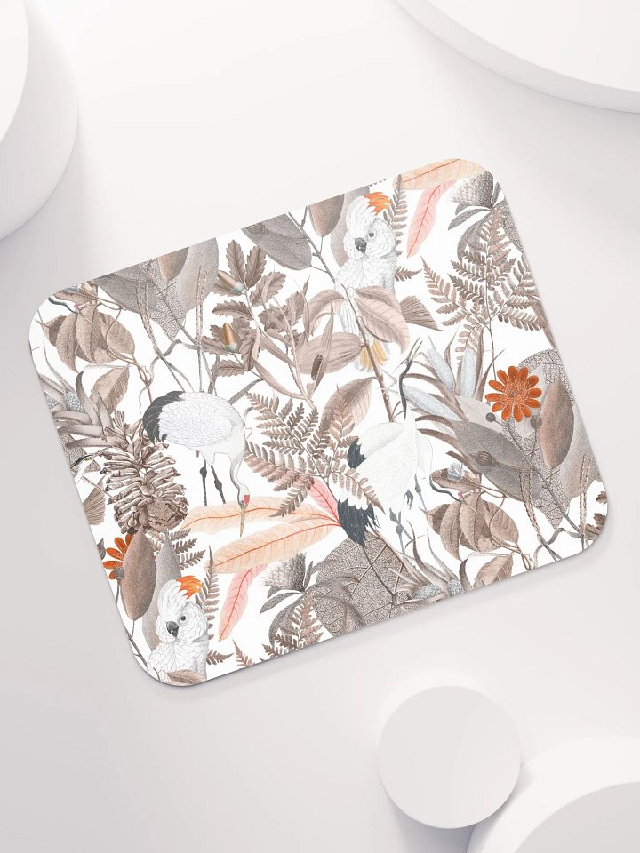 White Ecotone Mouse Pad product image (1)
