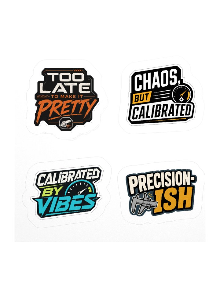 Calibrated Chaos Sticker Pack product image (1)