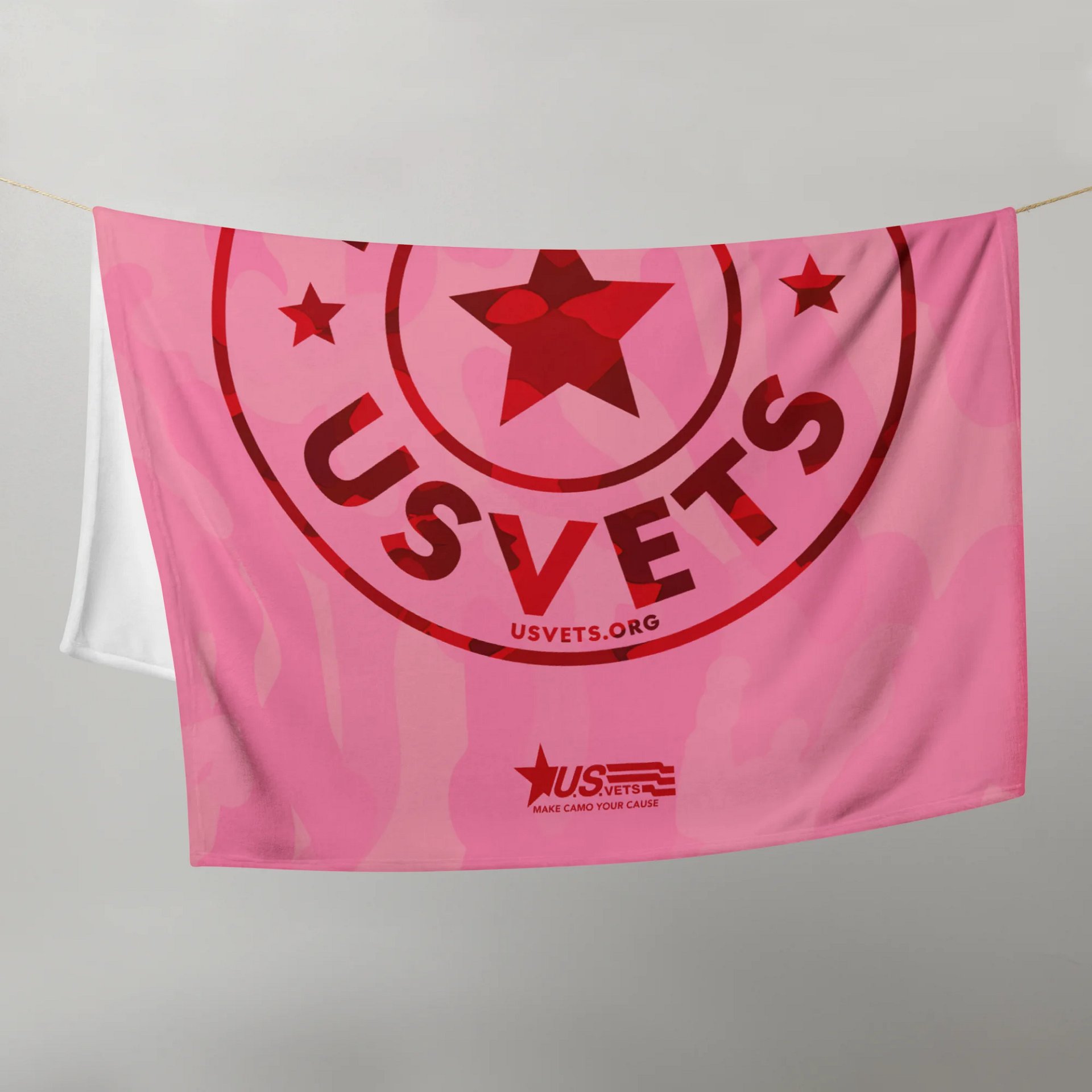 HONORUSVETS - PINK THROW BLANKET product image (5)