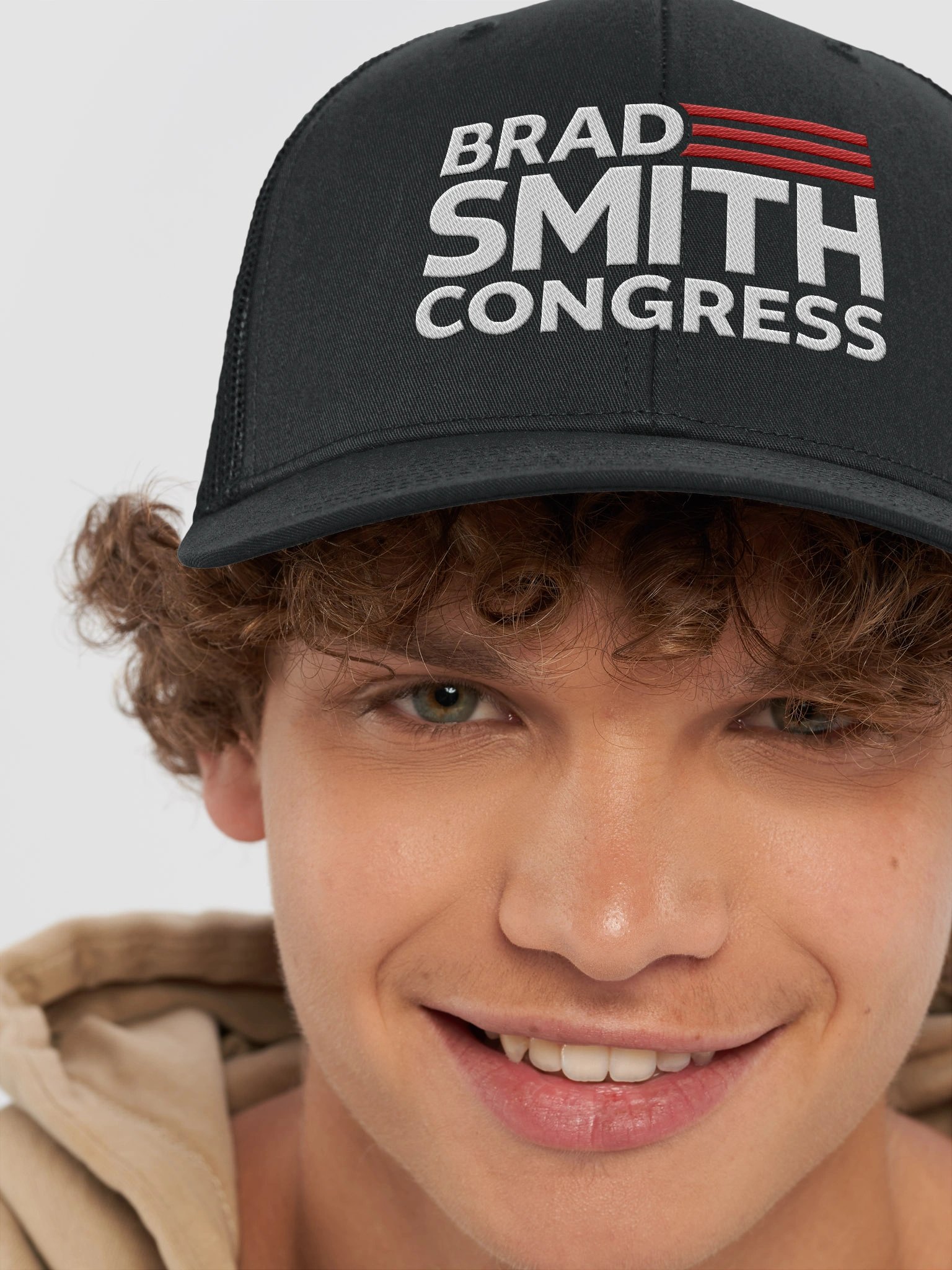Official Campaign Black Mesh Trucker Snapback Hat product image (8)