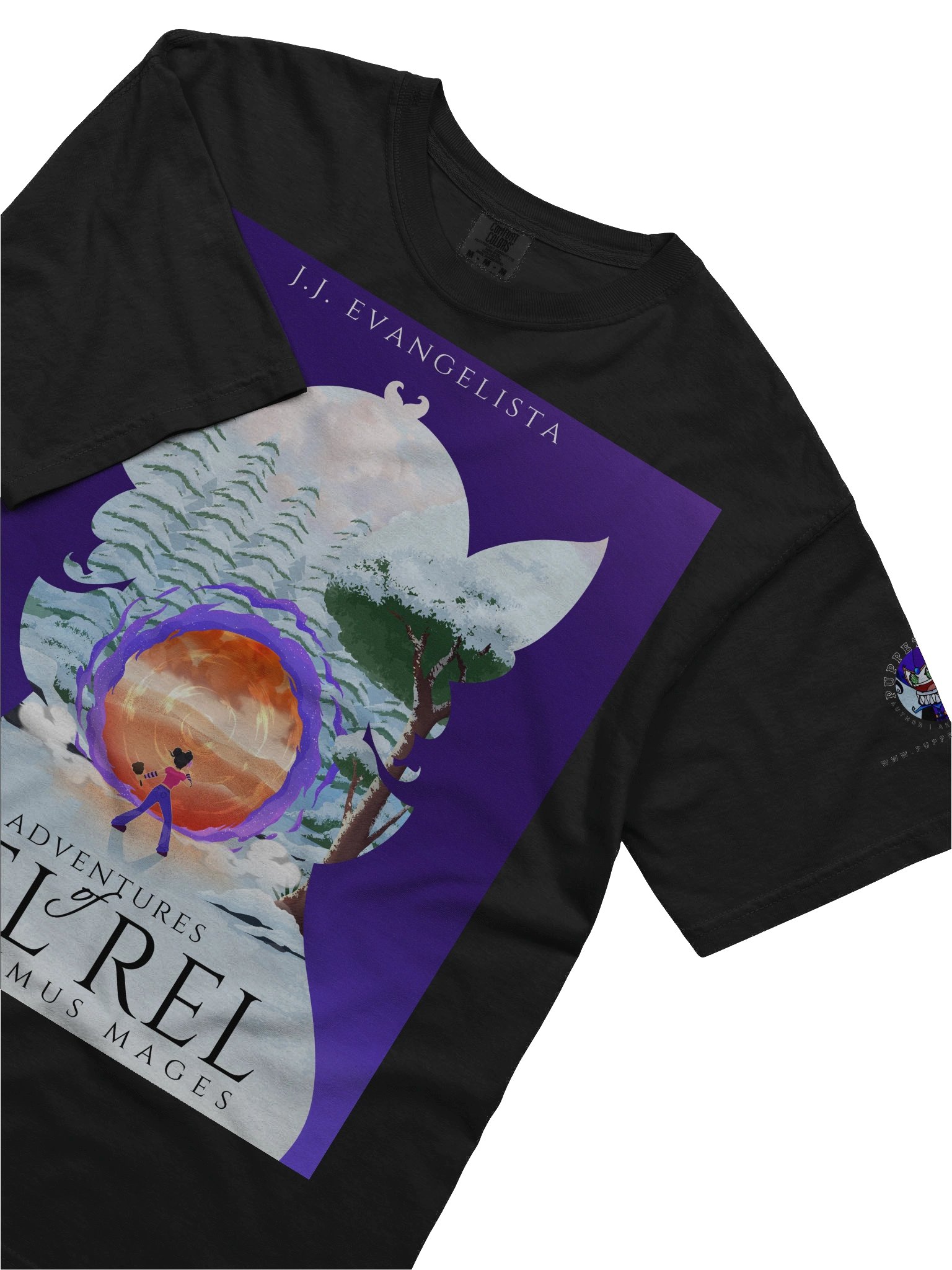 T-shirt "Adventures of Rel Rel Malidimus Mages [BOOK COVER]" product image (5)