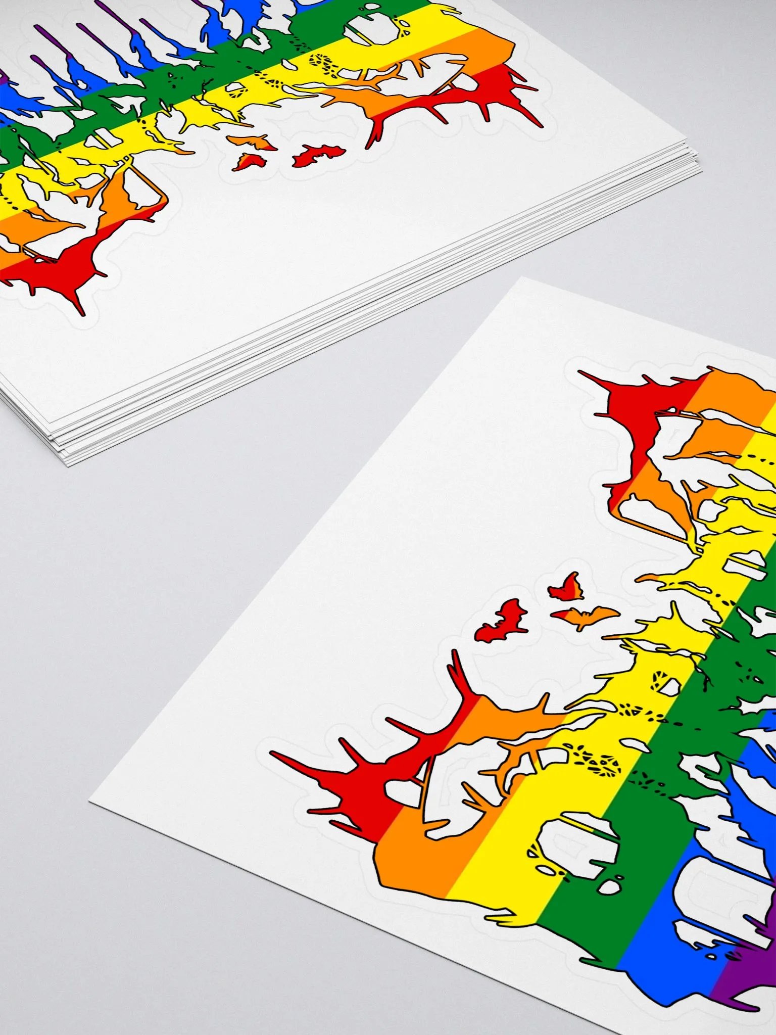 Darkpixi Pride Logo Sticker product image (1)