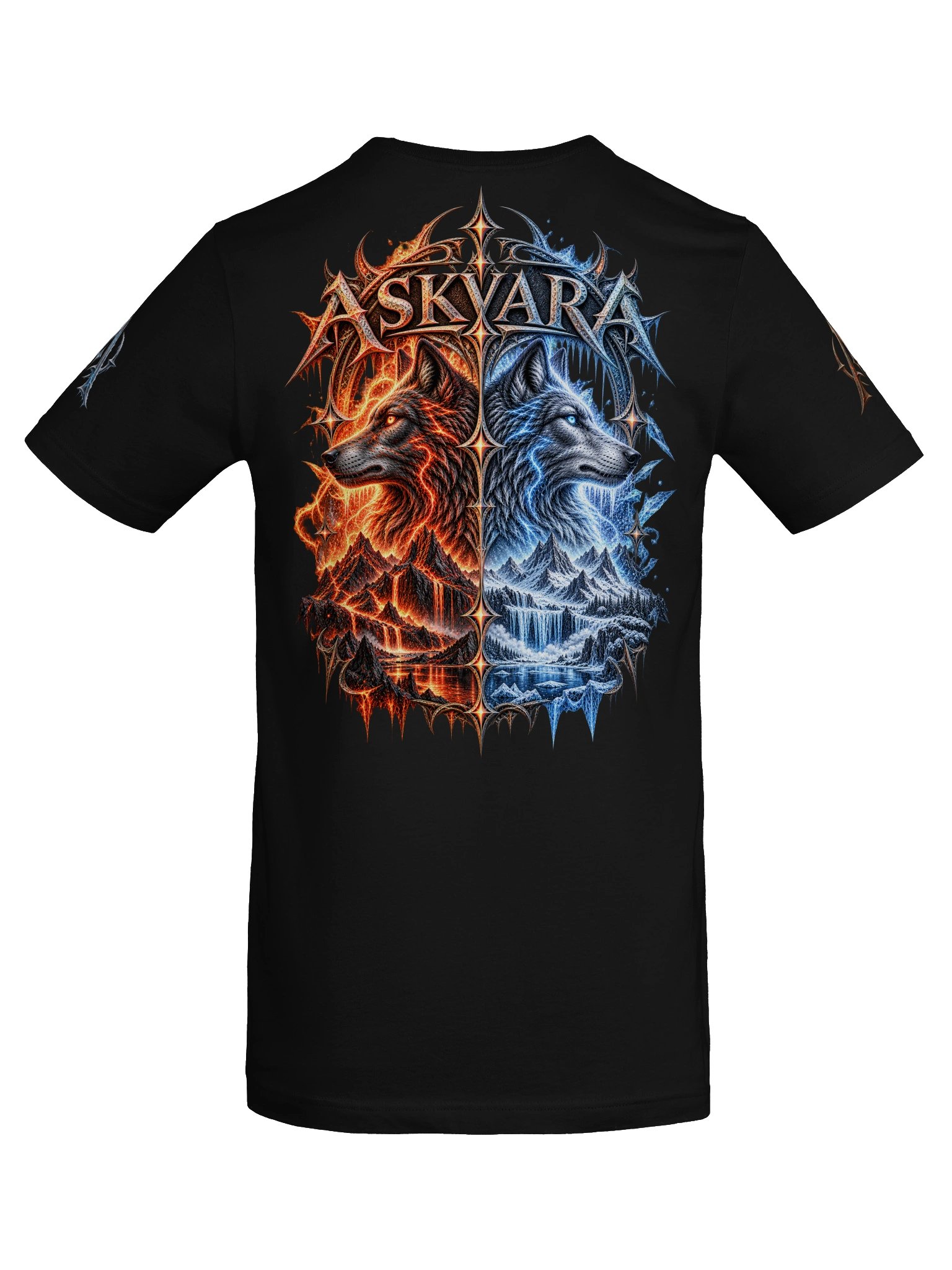 ASKVARA - Frost & Flame Wolves Tee product image (40)