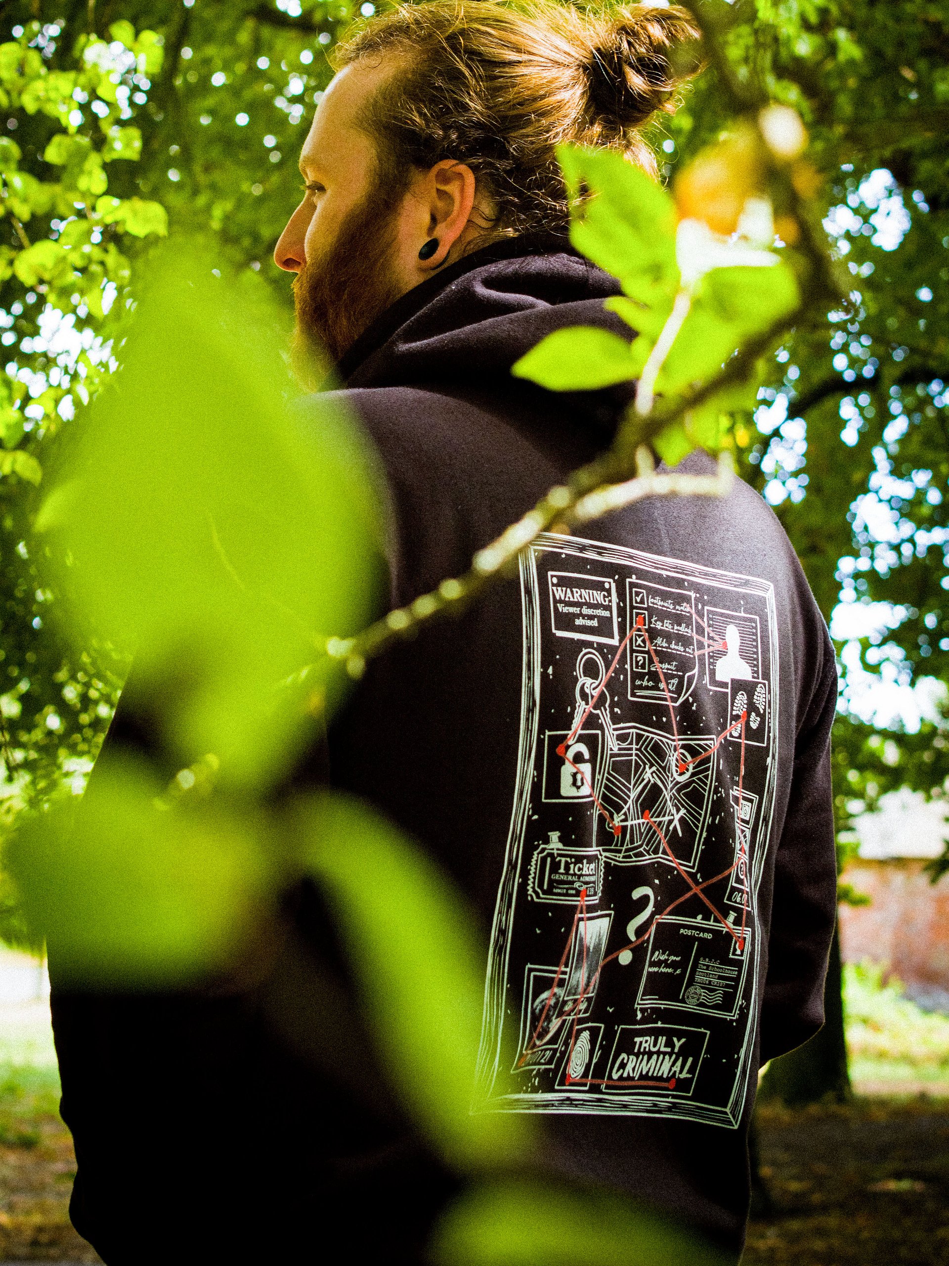 Truly Criminal Evidence Board Hoodie product image (6)