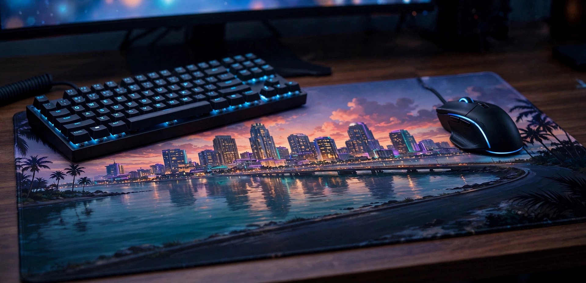 Skyline Dusk — Desk Mat product image (3)