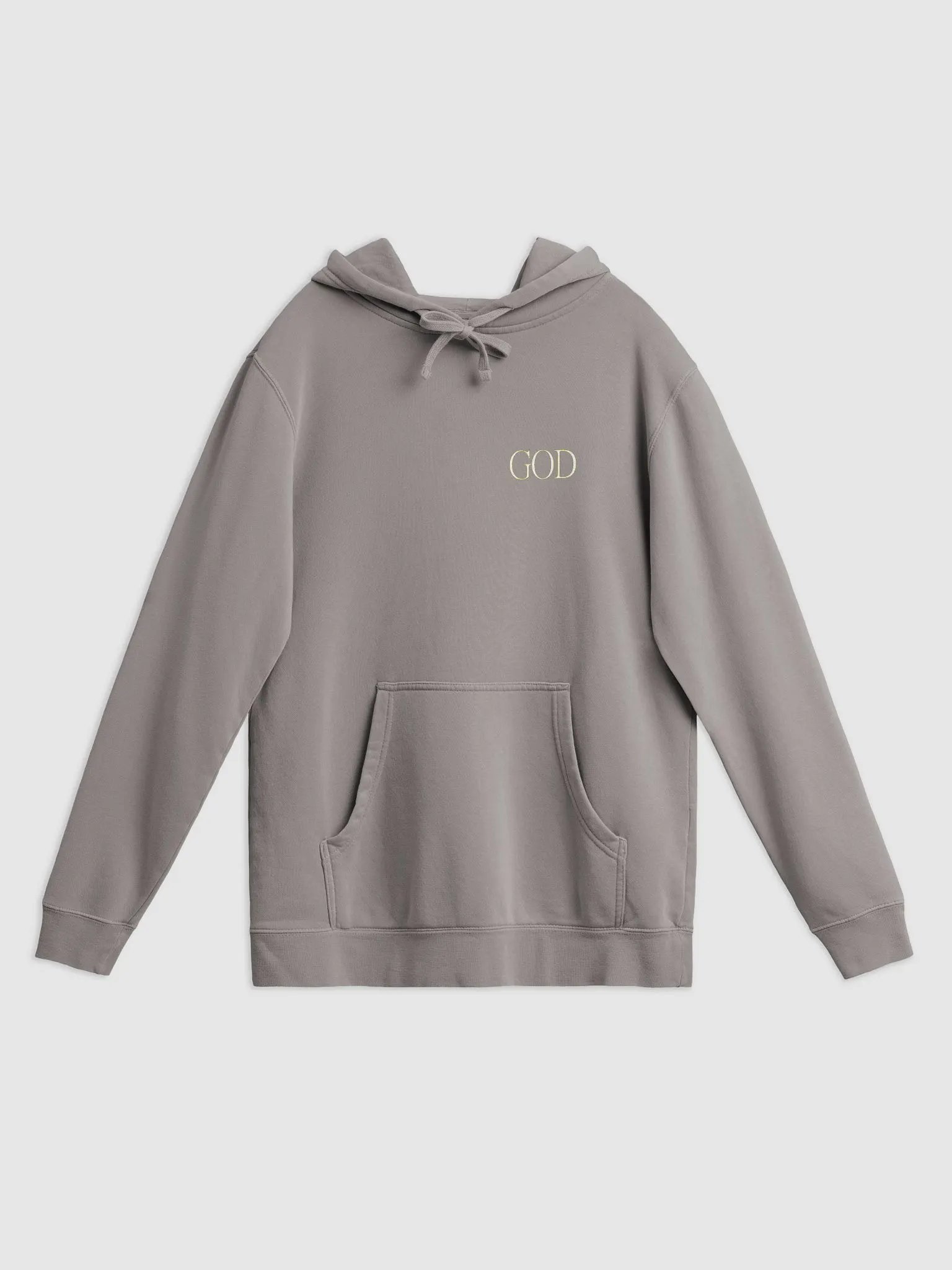 Good Vs Evil - God's In My Heart & The Devil's On My Back - Independent Trading Co. Pigment Dyed Hoodie product image (1)