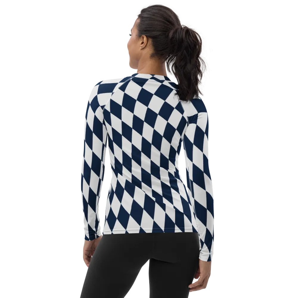 Emo Distortion Women's Rash Guard product image (2)