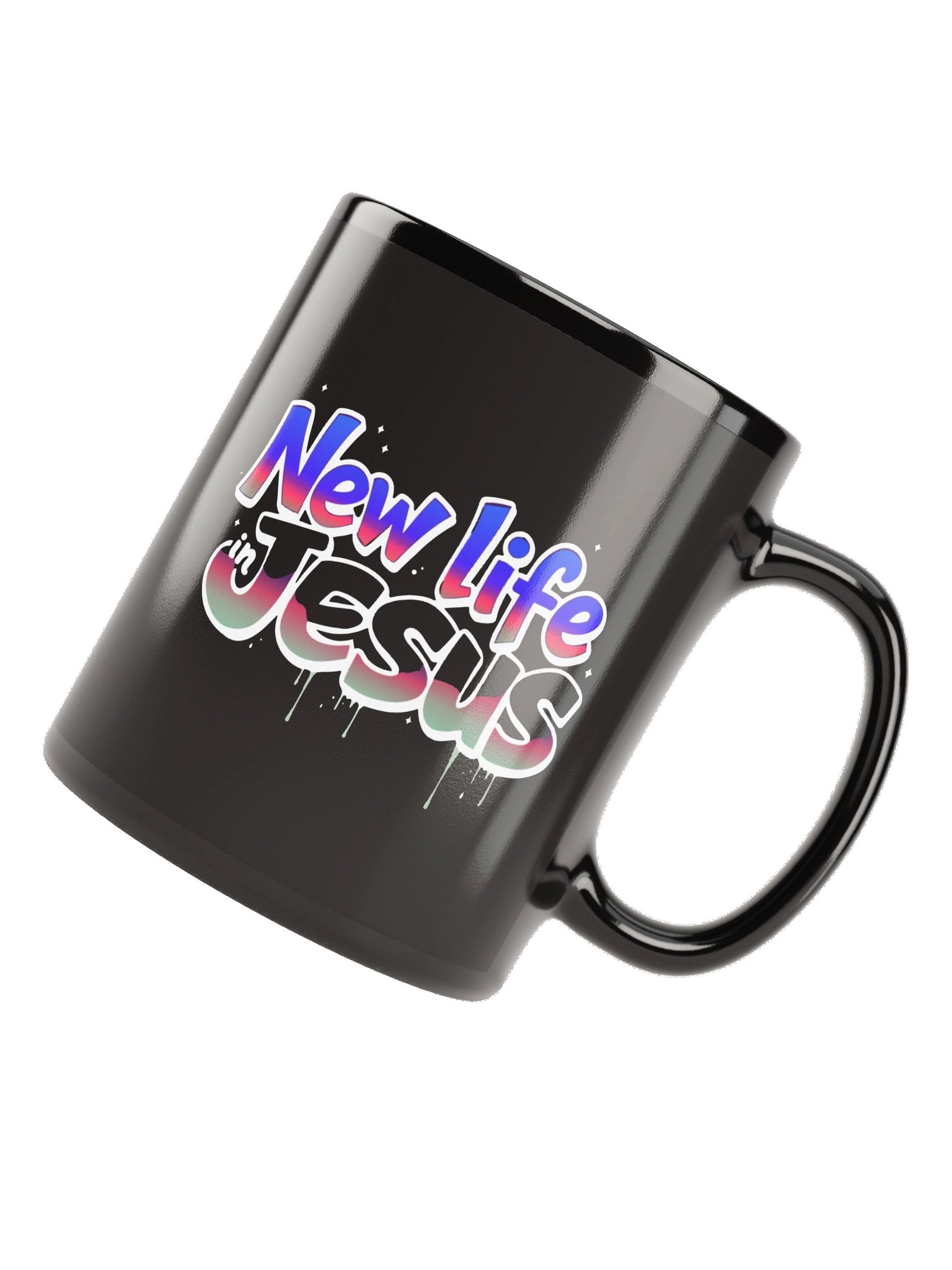 New Life in Jesus Graffiti Mug product image (7)