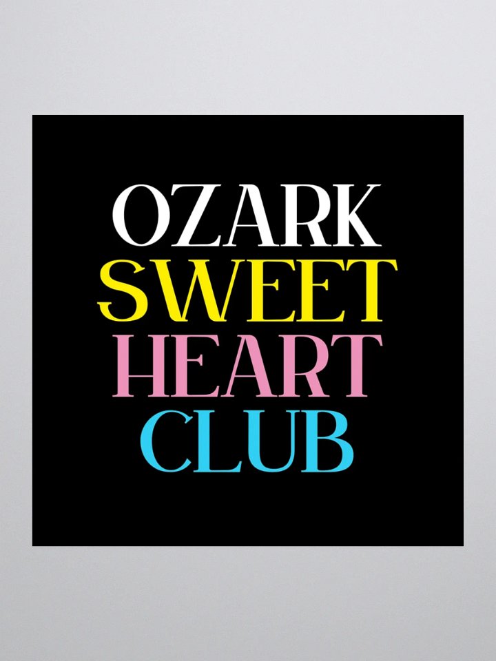 Sleek Ozark Sweetheart Club Stickers product image (1)