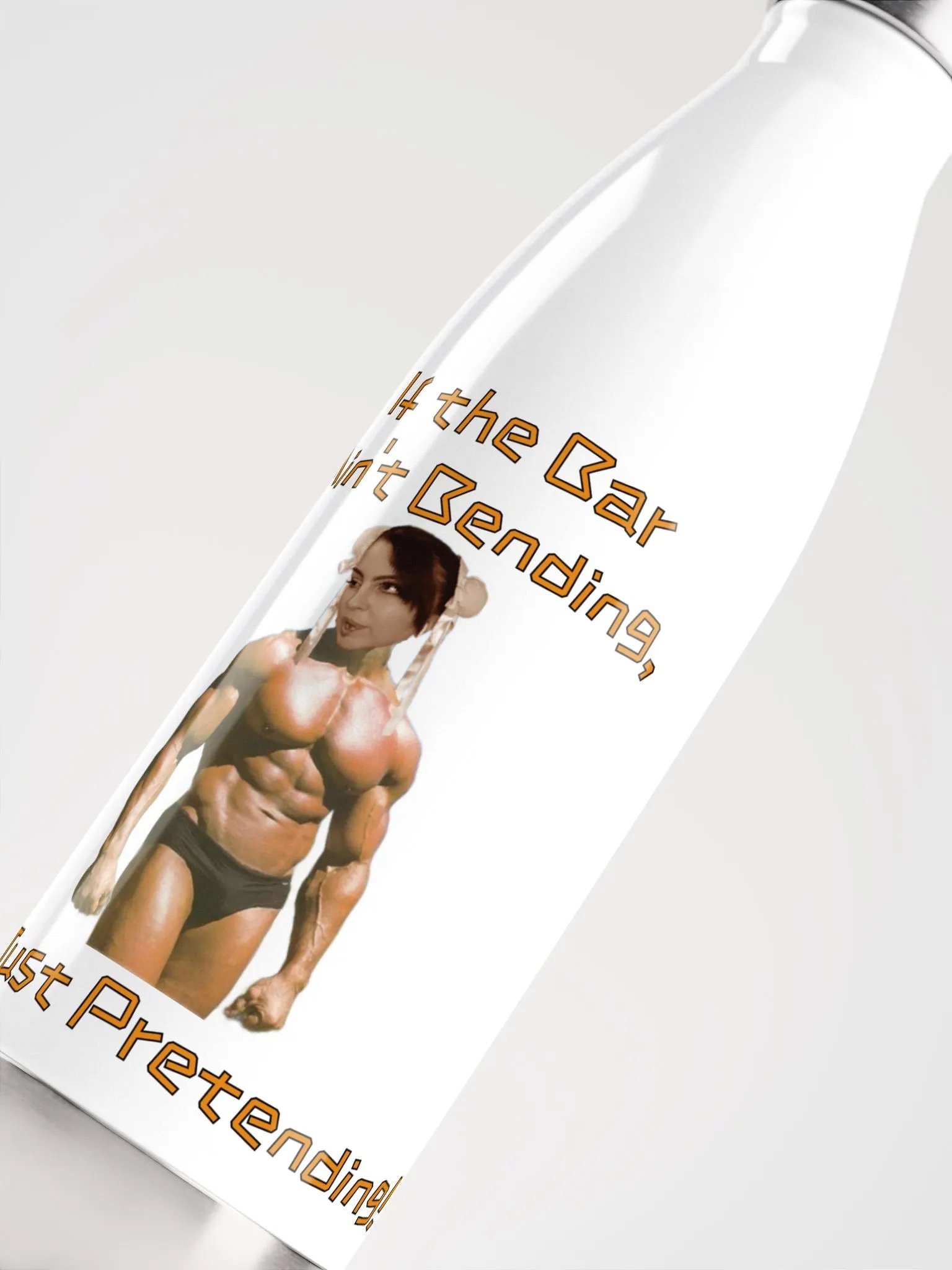 If The Bar Ain't Bending Stainless Steel Water Bottle product image (10)