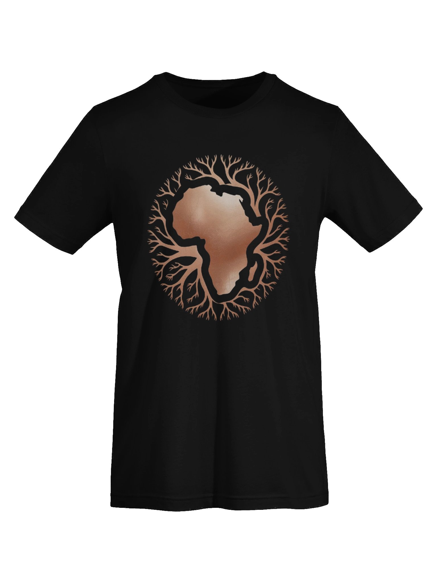 Africa of Map Tree Root Art Print Supersoft T-shirt product image (7)