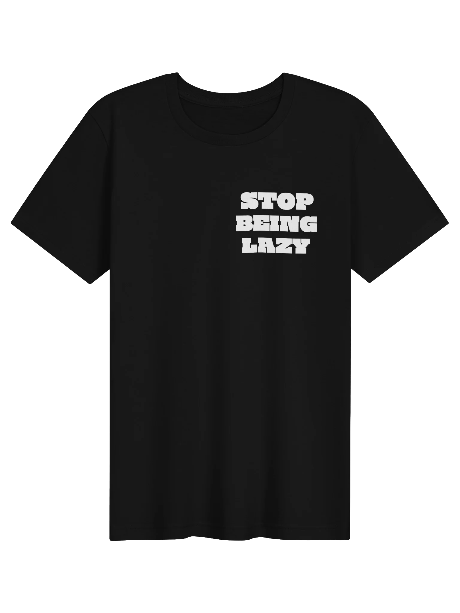 Stop Being Lazy — Classic Logo Tee product image (1)
