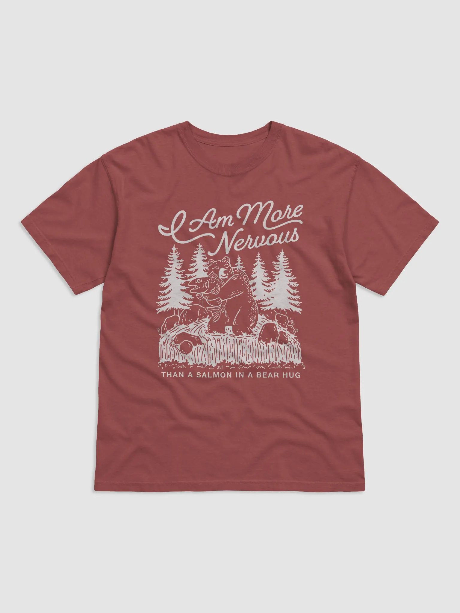 Salmon In A Bear Hug Unisex Tee product image (3)