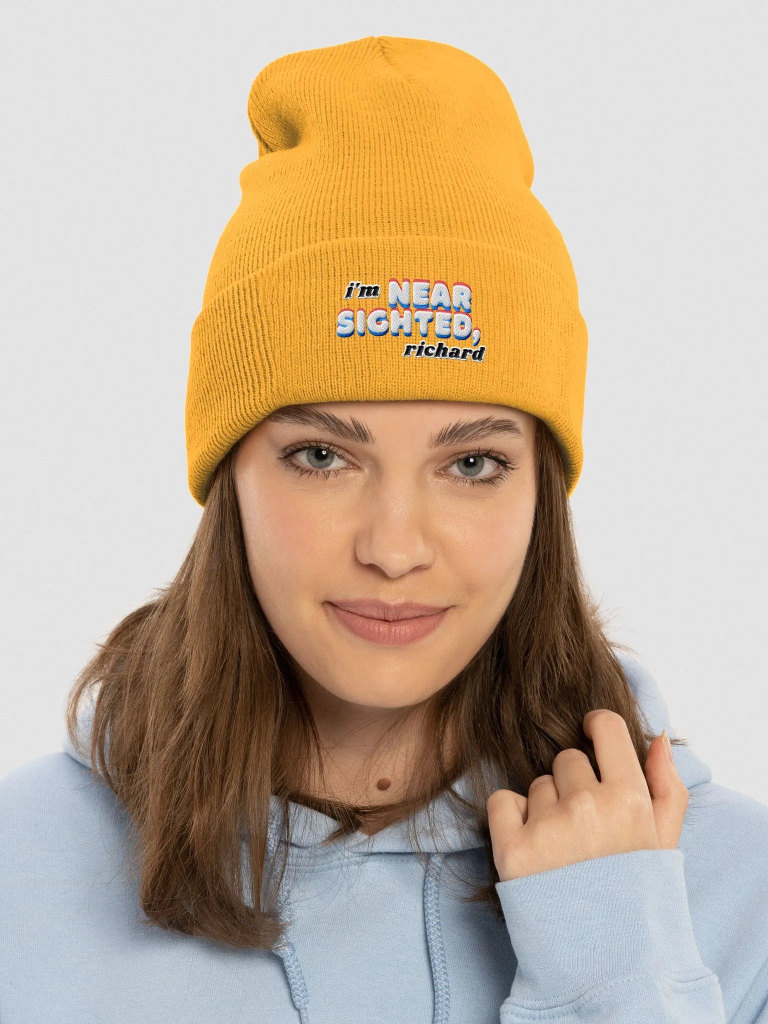 I'M NEARSIGHTED, RICHARD cuffed beanie product image (18)