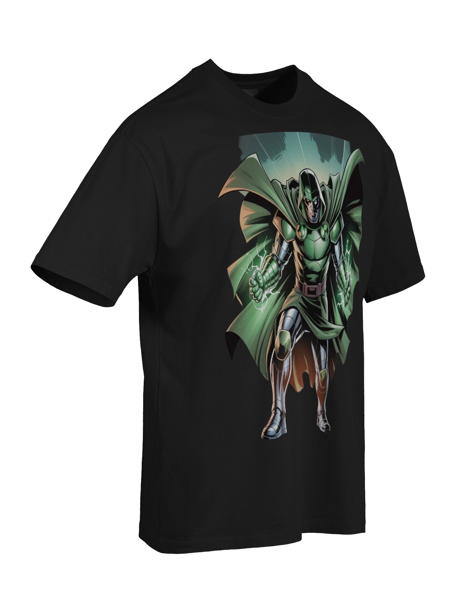 Dr. Doom's Emerald Eclipse – Premium Oversized Faded T-Shirt product image (8)