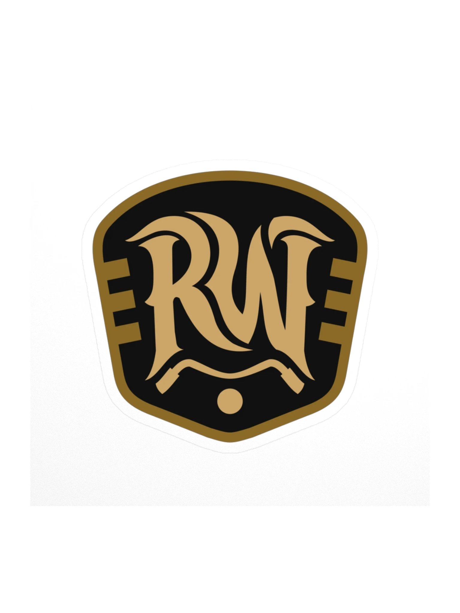 RideWolf Crest Sticker product image (1)