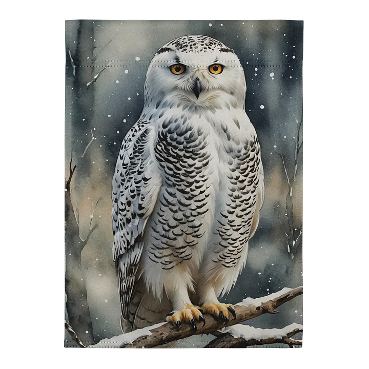 Snowy Owl Garden Flag product image (2)