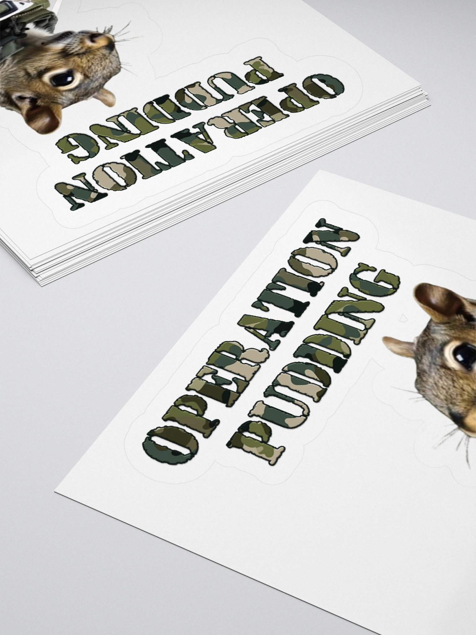 Waffles Operation Pudding - Sticker product image (11)