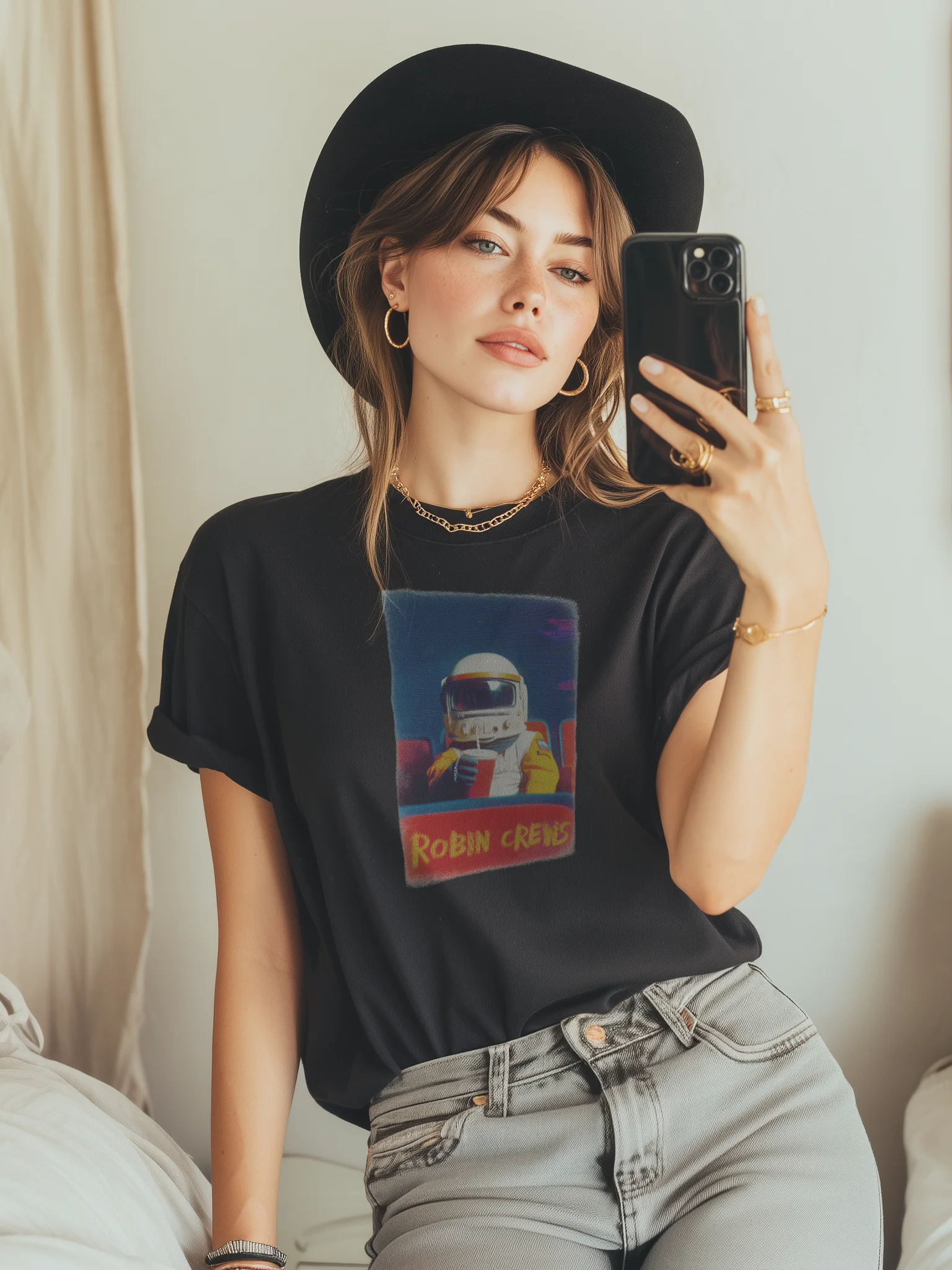 Astronaut Movie Theater T Shirt product image (3)