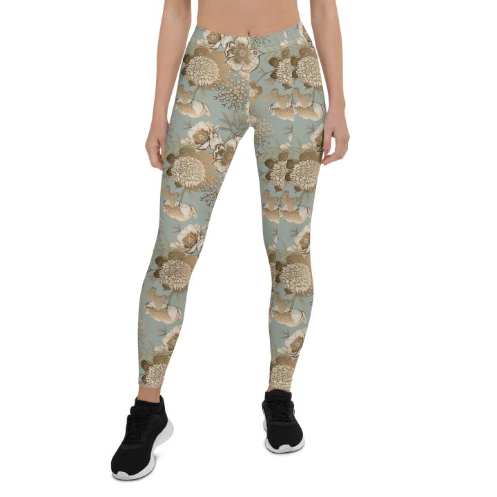 Birds And Flower Yoga Leggings product image (1)