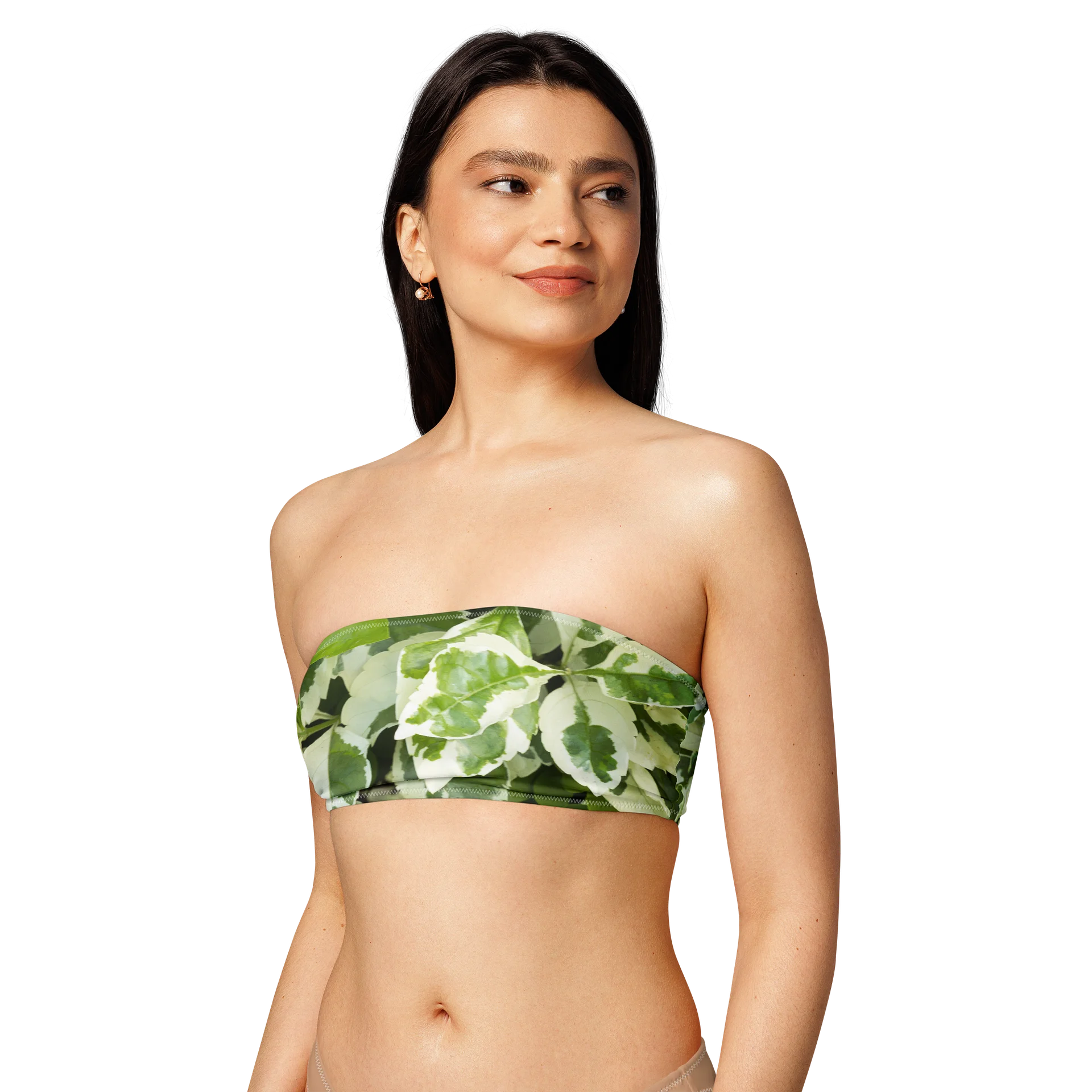 Moss & Parch All-Over Print Recycled Bandeau Bikini Top product image (5)
