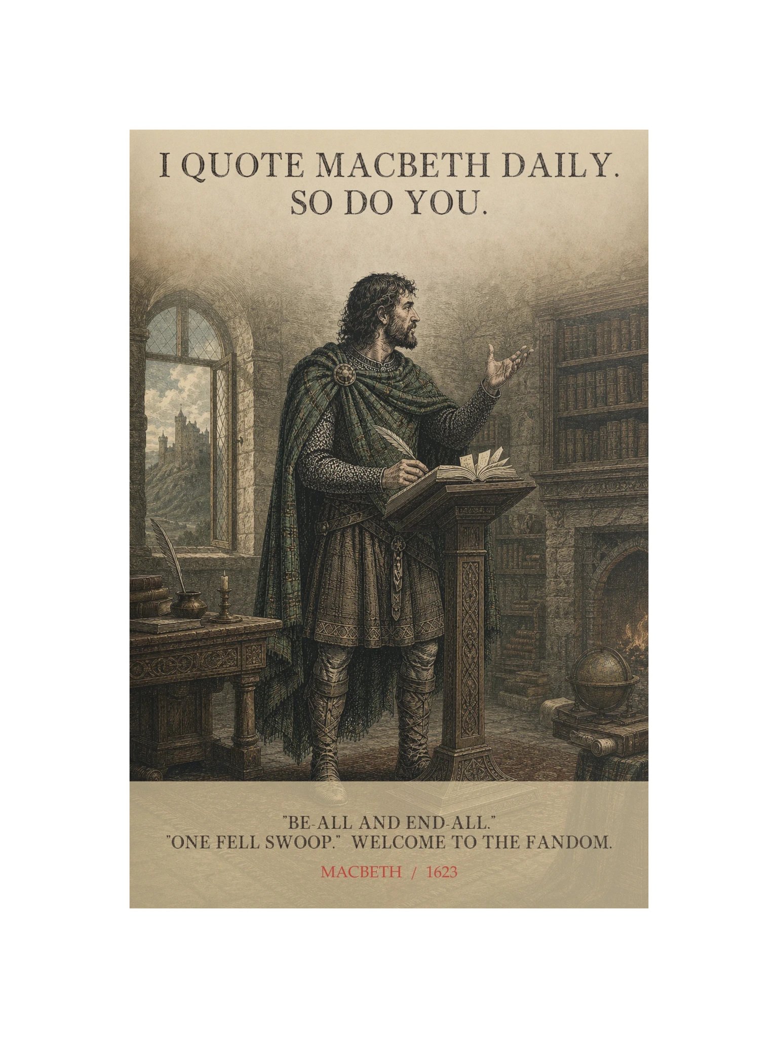Quote Macbeth Daily -- Macbeth Art Print product image (12)