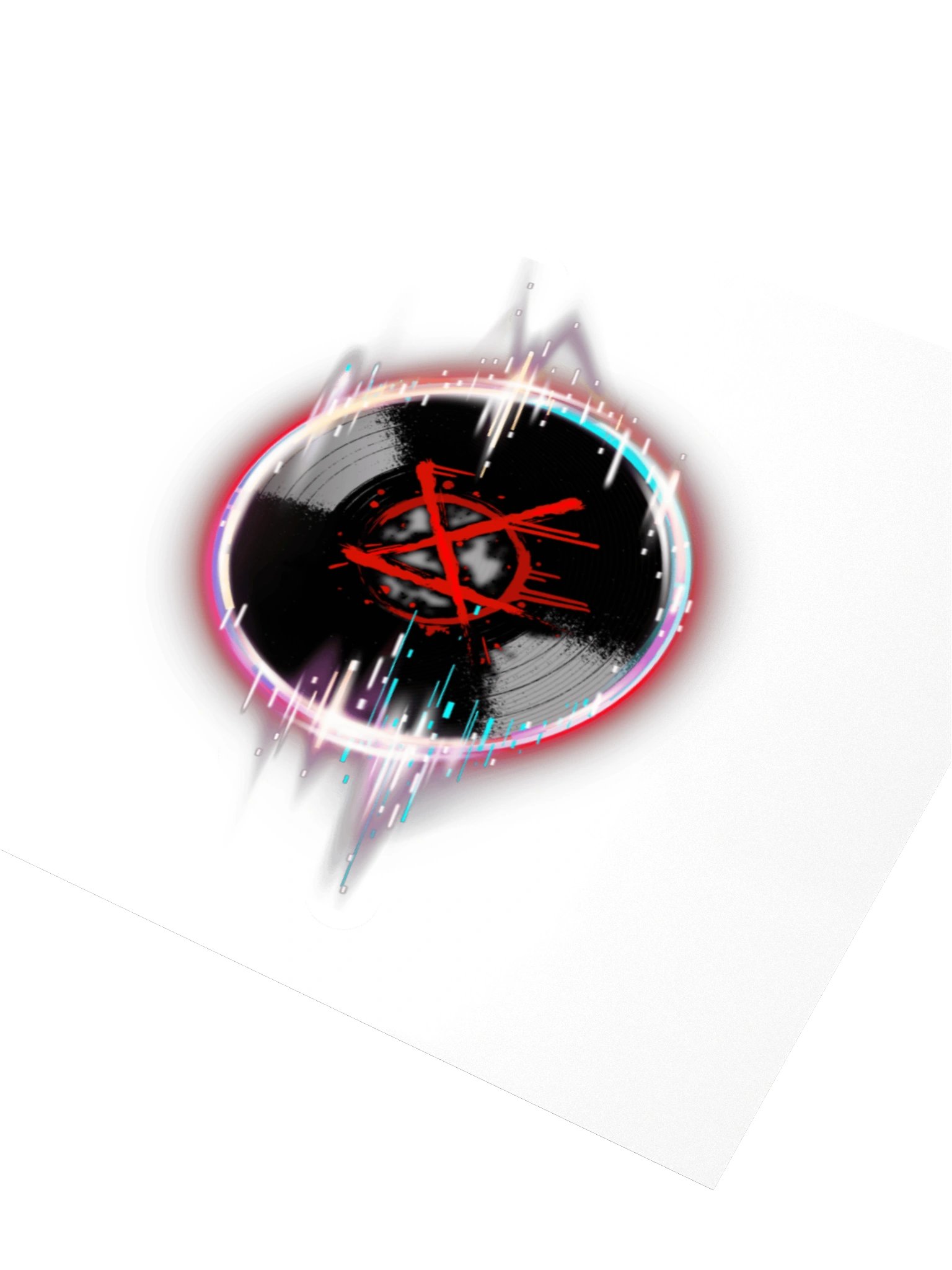 Red Edge Vinyl Sticker product image (5)