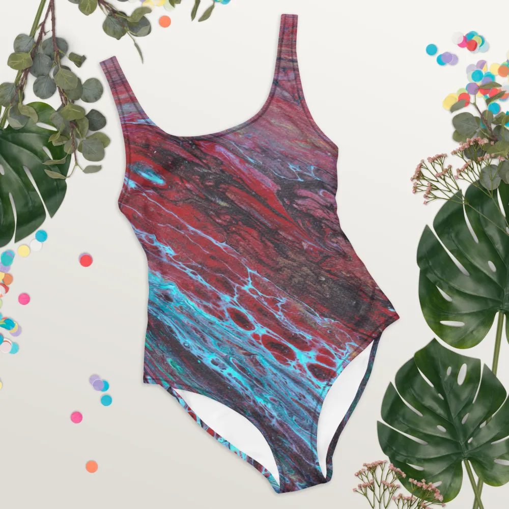 Crimson Tide - All-Over Print One-Piece Swimsuit product image (8)