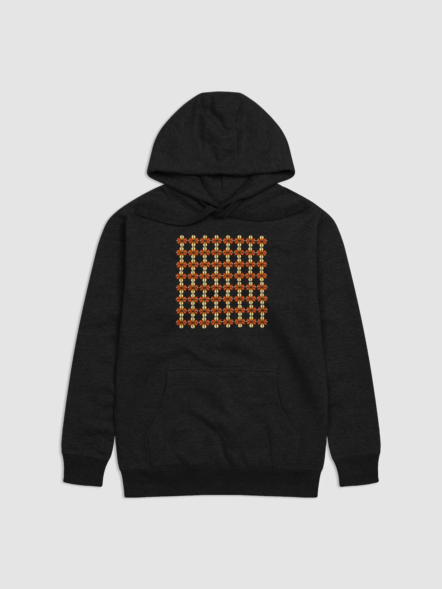 Geometric Floral Pattern Hoodie product image (2)