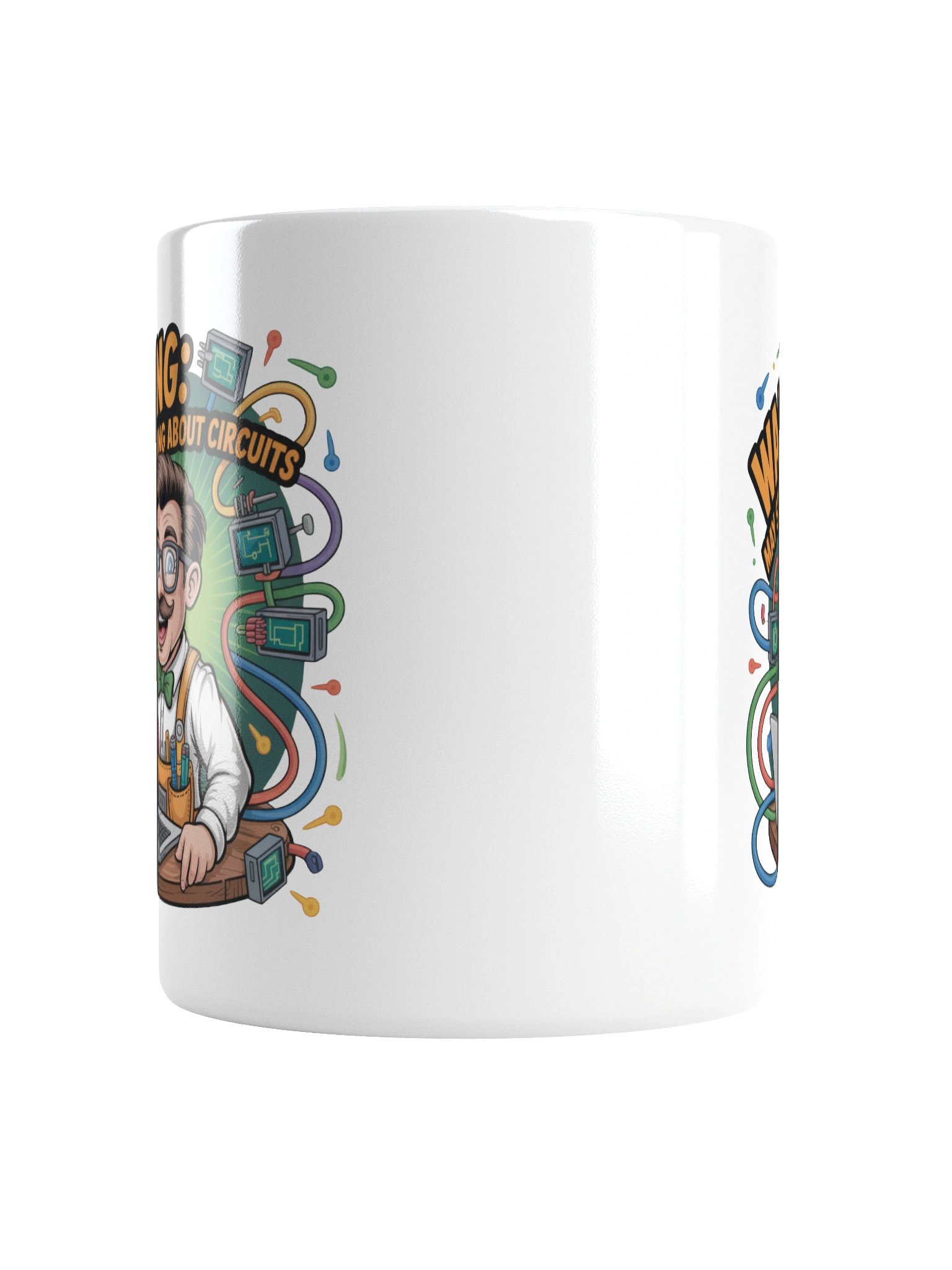Warning May Start Talking About Circuits Mug – Funny Electrical Engineer Gift product image (4)