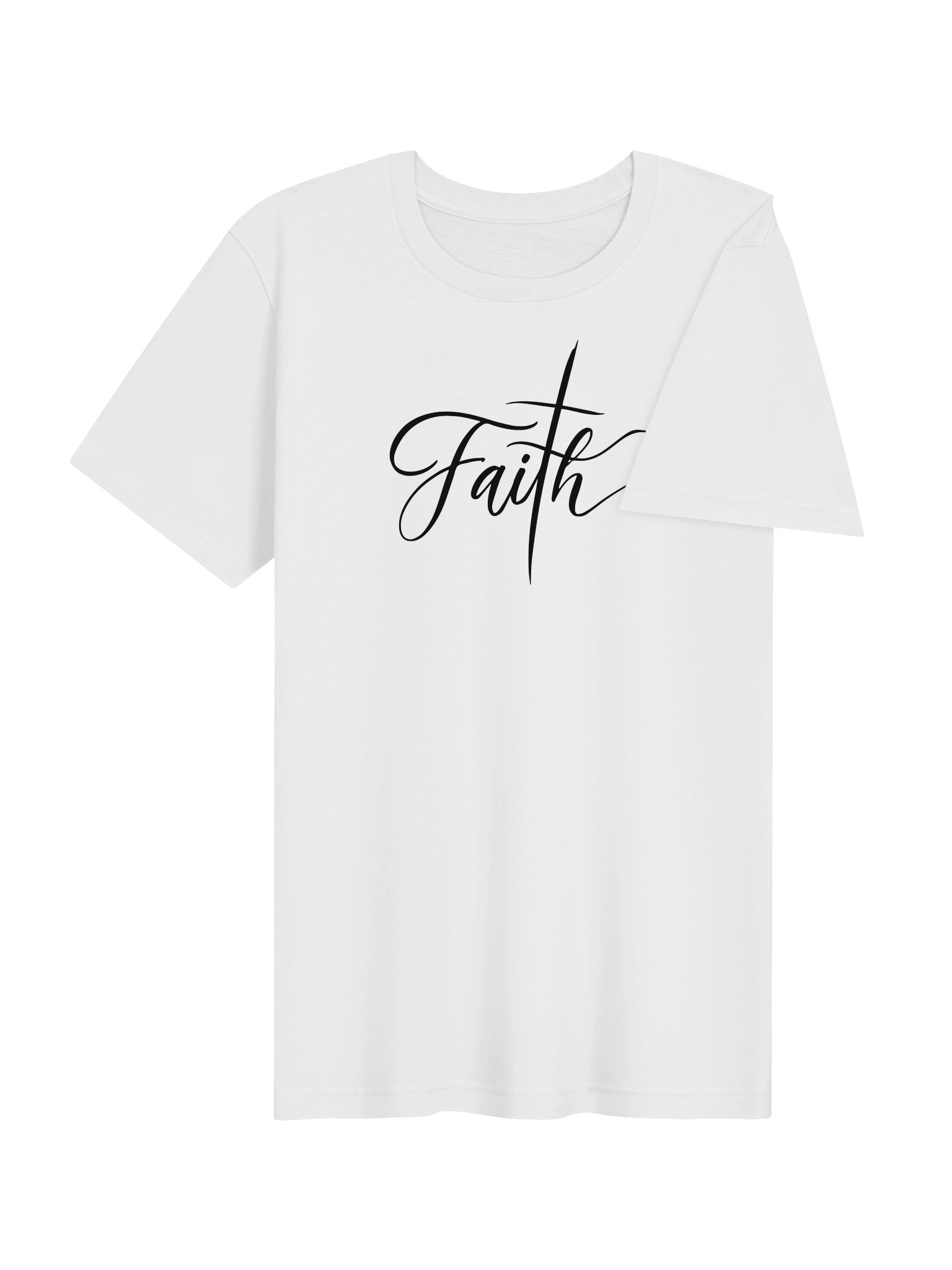 Faith Cross Symbol Graphic T-Shirt | Unisex Bible Verse Tee product image (4)