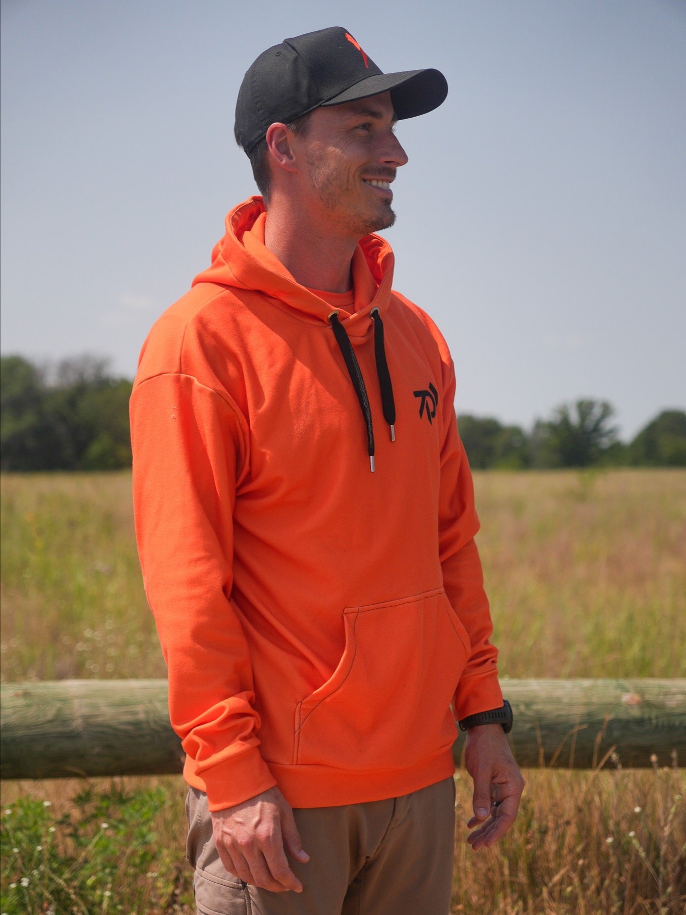 Blaze Orange RDR Performance Upland Hunting Hoodie product image (2)