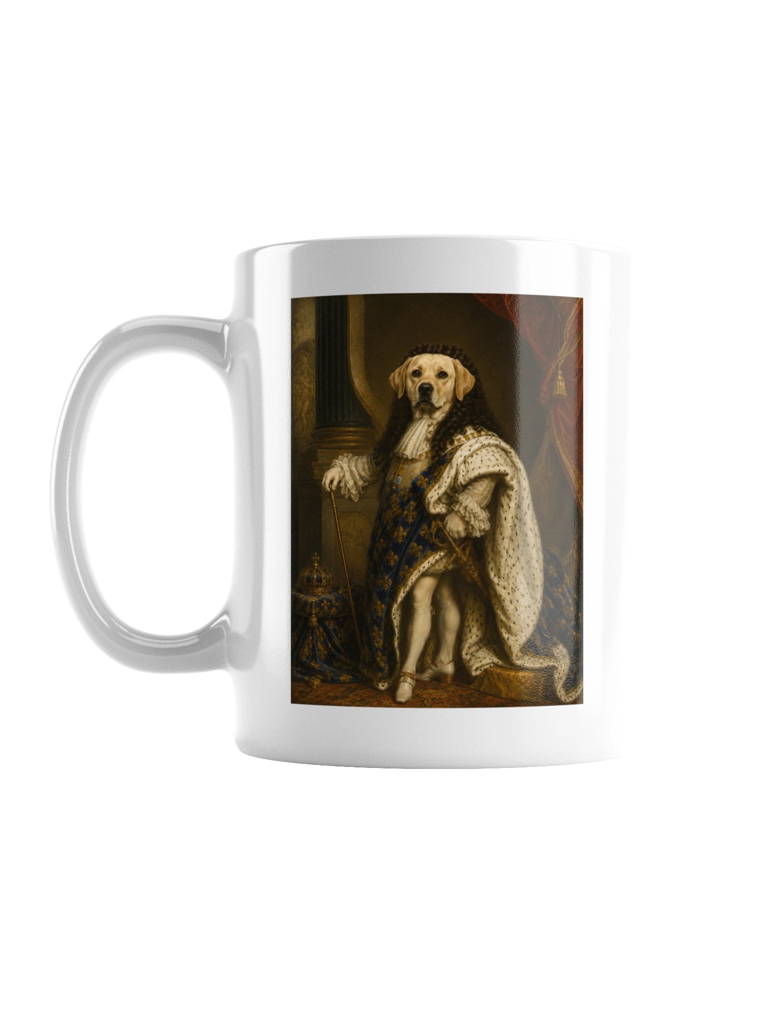 Labrador Retriever Portrait of Louis XIV Mug product image (1)