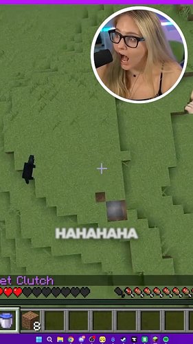 @crowdcontrolapp in Minecraft is a like a horror film 🙈

@minecraft @xbox #minecraft #crowdcontrol #xbox #funnymoments #minec...