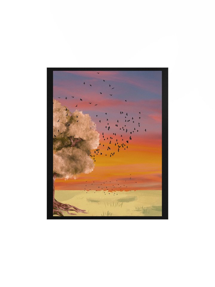 Starlings in Autumn Poster product image (1)