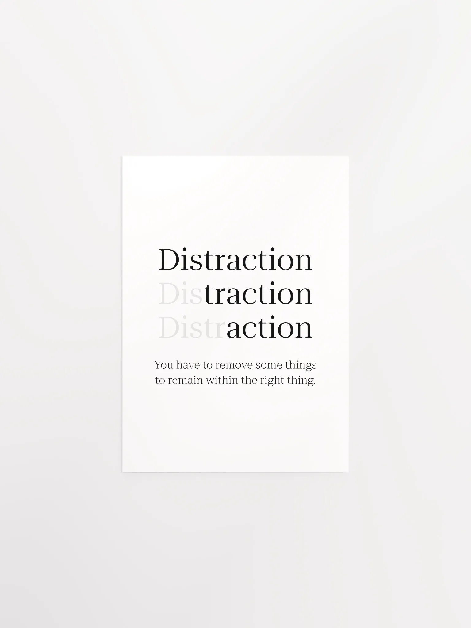 Distraction poster product image (9)