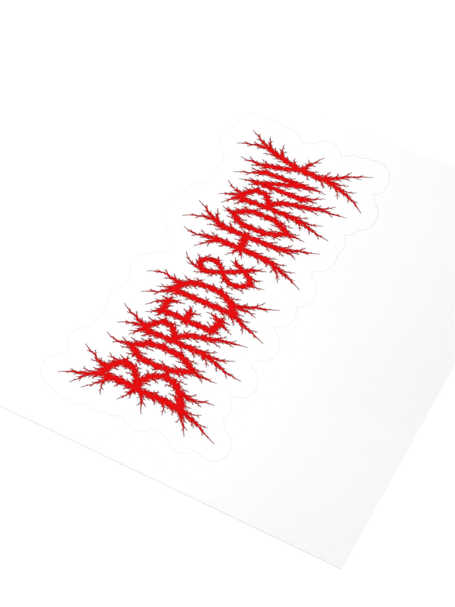 Bored & Horny Jagged Text Kiss Cut Sticker product image (12)