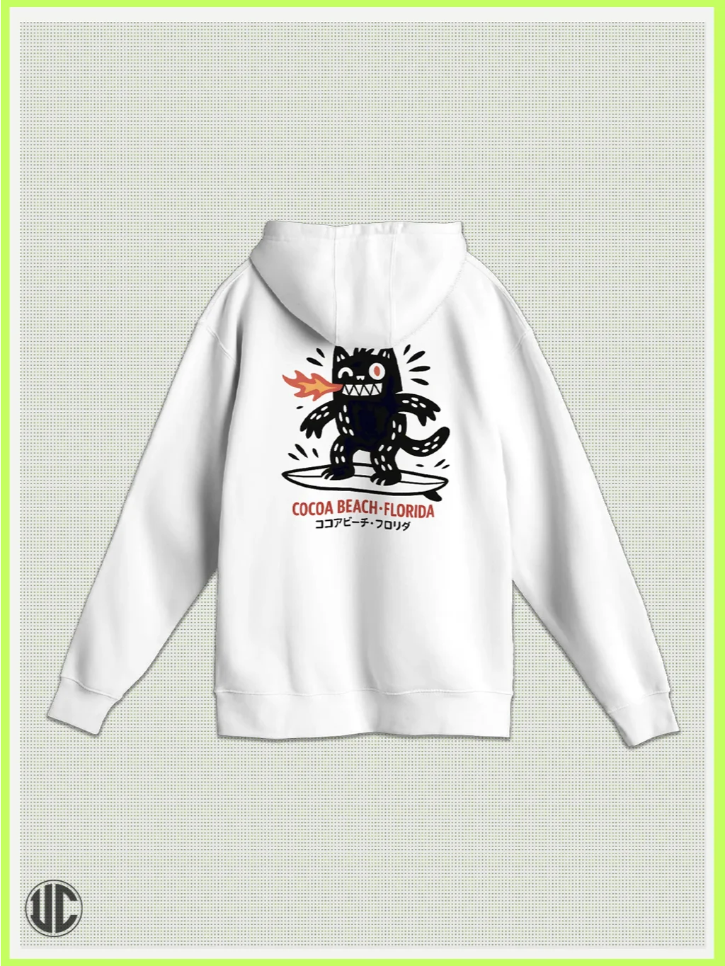 UnkoCon – Cocoa Beach FL Surfer Pullover Hoodie product image (2)